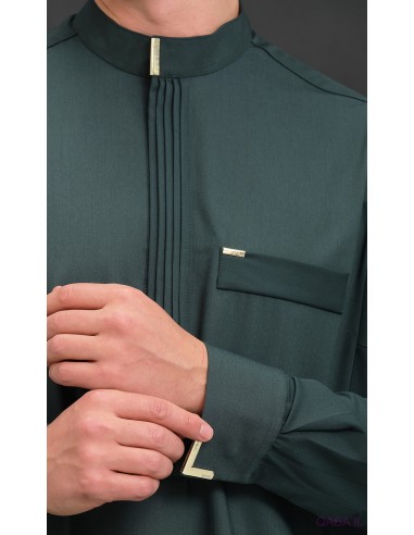 Qamis  Long El Bey Vert Bouteille...