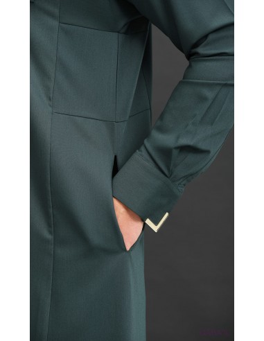 Qamis  Long El Bey Vert Bouteille...