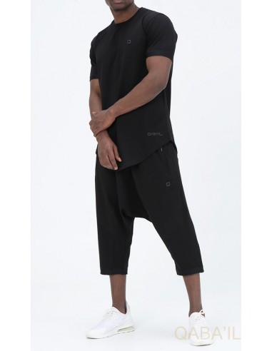 Saroual Pantacourt Nautik Zwart -Qaba'il