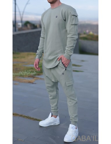 Ensemble Sniper Neo Vert Amande Qaba'il