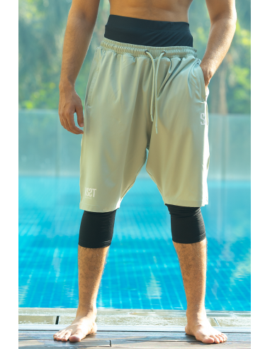 Saroual De Bain Swimshort Camel -...