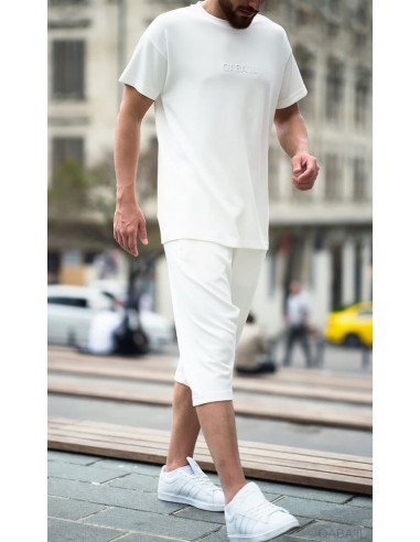 Ensemble Oversized Écru Qaba'il