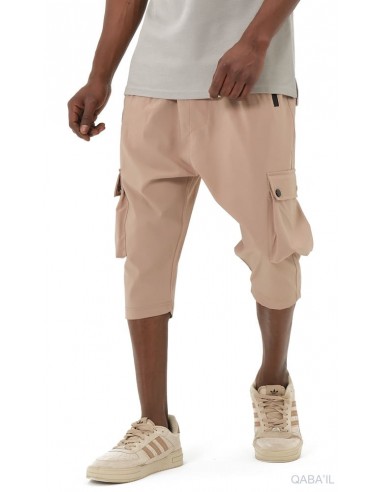 Sarouel Pantacourt Cargo Trek Beige...