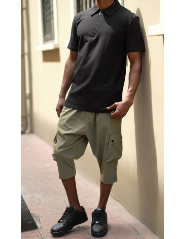 Sarouel Pantacourt Cargo Trek Kaki...