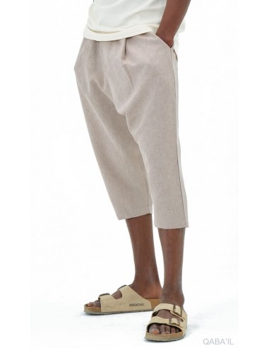 Sarouel Pantacourt Classik Beige Qaba'il