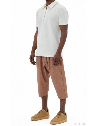 Sarouel Pantacourt Classik Camel Qaba'il
