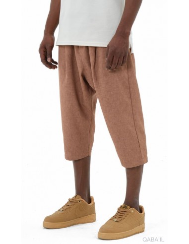 Sarouel Pantacourt Classik Camel Qaba'il