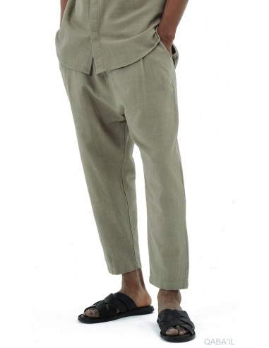 Sarouel Classik Coton S25 Kaki Qaba'il