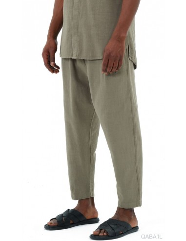Sarouel Classik Coton S25 Kaki Qaba'il