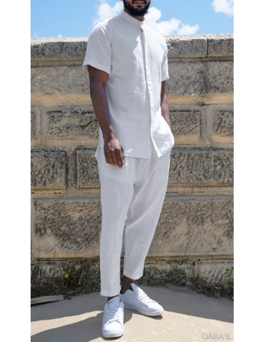 Sarouel Classik Coton S25 Écru Qaba'il
