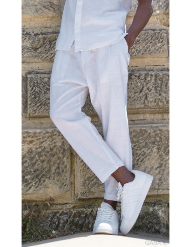 Sarouel Classik Coton S25 Écru Qaba'il