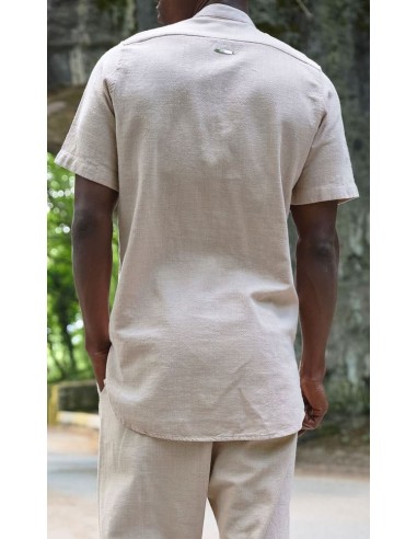 Chemise Lin Coton Beige Qaba'il