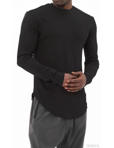 T-shirt Jersey Manches Longues Noir...