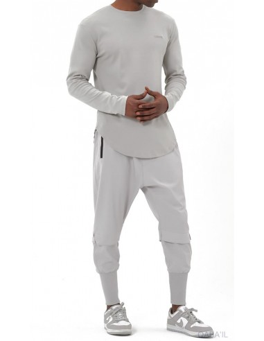 T-shirt Jersey Manches Longues Gris...