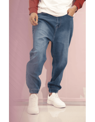 Sarouel Jean Bleu Foncé Wassat