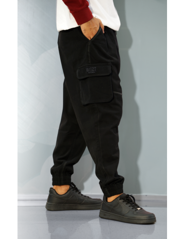 Sarouel Cargo Noir Wassat