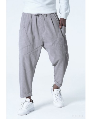 Sarouel Design Kadife Gris Qaba'il