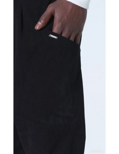 Sarouel Design Kadife Noir Qaba'il