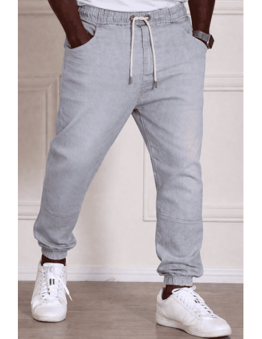 Sarouel  jean Stretch Gris Clair Qaba'il