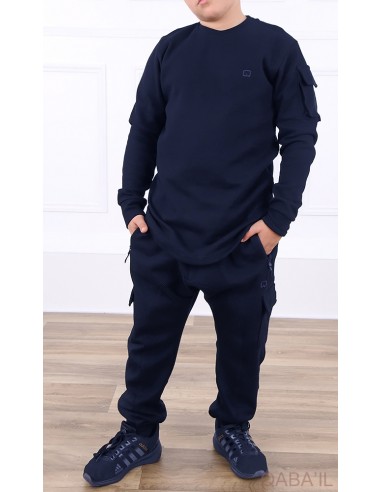 Ensemble Enfant Sniper Neo Bleu Qaba'il