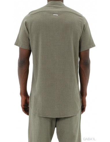 Chemise Lin Coton Kaki Qaba'il