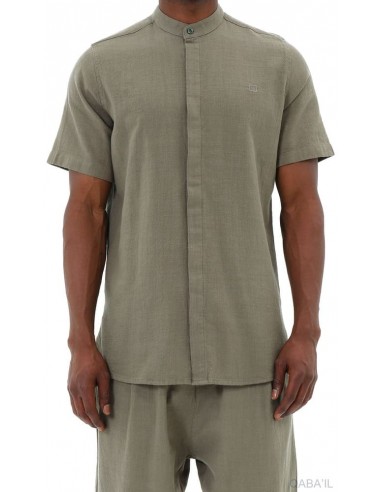 Chemise Lin Coton Kaki Qaba'il