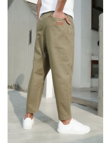 Sarouel Jean Stretch Drop Kaki Qaba'il