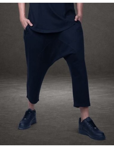 Pantacourt Combo Noir 100% Coton