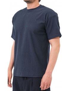 t-shirt oversized bleu nuit...
