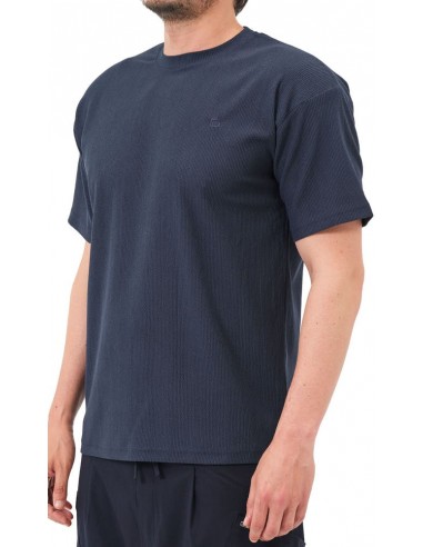 t-shirt oversized bleu nuit qaba'il