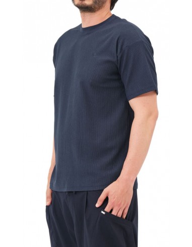 t-shirt oversized bleu nuit qaba'il
