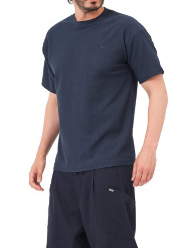 t-shirt oversized bleu nuit qaba'il