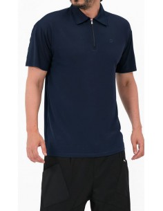 polo oversized bleu qaba'il