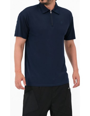 polo oversized bleu qaba'il