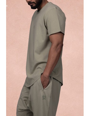 T-Shirt Oversized Combo Kaki Homme –...