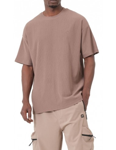 t-shirt waffle taupe qaba'il