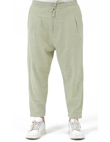 Sarouel Classik Lin vert Sauge Homme...
