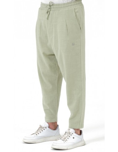 Sarouel Classik Lin vert Sauge Homme...