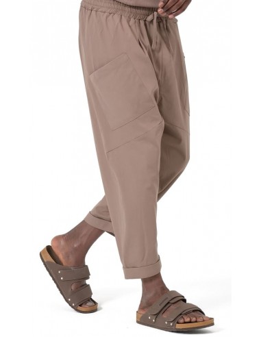Sarouel Design beige Qaba’il homme coupe ample mastour profil