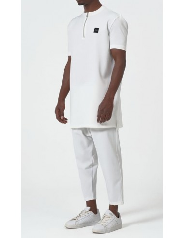 Ensemble Qamis Court Silent Ecru Homme