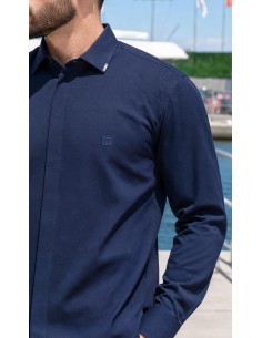 Chemise Design Bleu Marine... 2