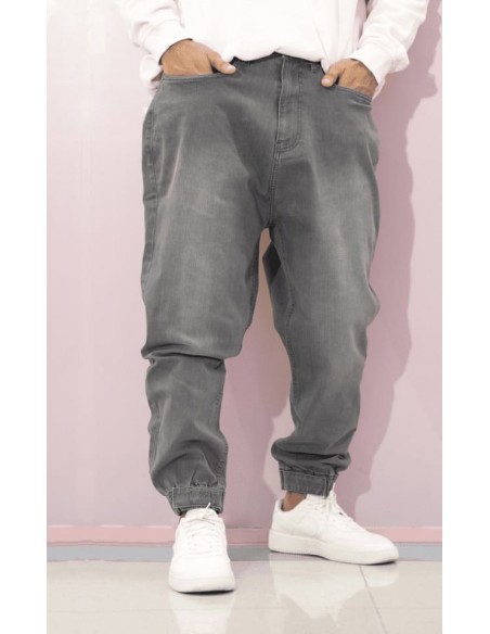 Sarouel jeans gris délavé homme  wassat